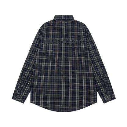 2025SS Plaid Long-Sleeve Shirt
