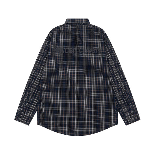 2025SS Plaid Long-Sleeve Shirt