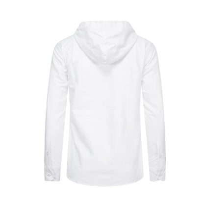 Thom Browne Men's Hooded Cotton Shirt