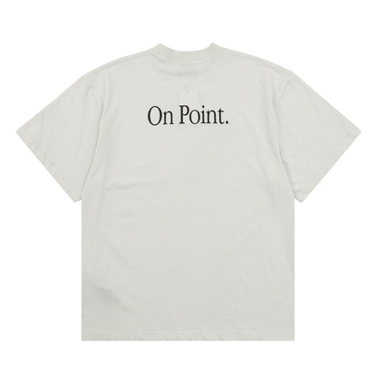 Balenciaga Knife Pump Graphic T-Shirt in Light Gray