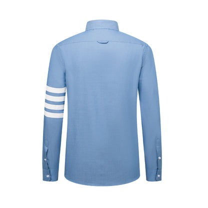 Thom Browne Spring Summer Men's Solid Cotton Shirt