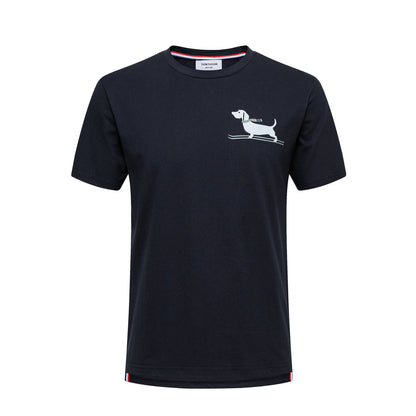 Thom Browne Ski Dog Cotton T-Shirt