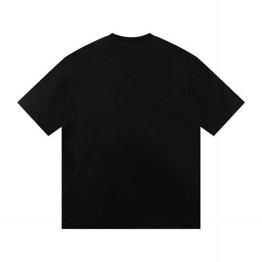 Balenciaga 8-Ball & Pear Collage T-Shirt in Black & White