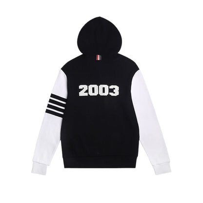 Thom Browne New Couples Hoodie - Premium Cotton Matching Sweatshirt