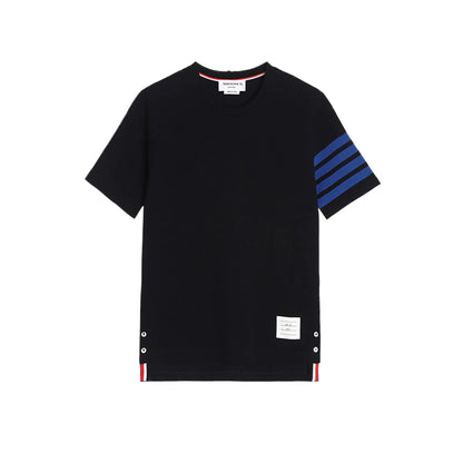 Thom Browne 4-Bar Solid Color T-Shirt
