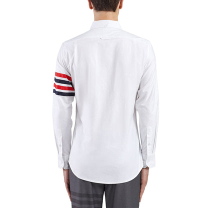 Thom Browne  Spring Summer Men's Casual Rainbow Shirt