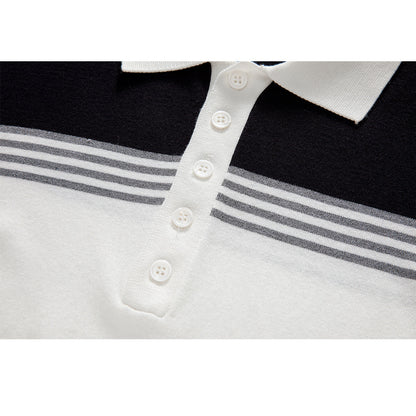 Thom Browne Men's Wool Polo Shirt