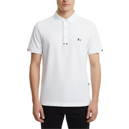 Thom Browne Unisex Cotton Polo T-Shirt