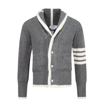 Thom Browne 2026SS Couple Thick Cardigan - Premium Cotton Knitwear