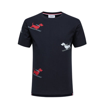 Thom Browne Lobster Print Cotton T-Shirt