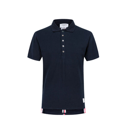 Thom Browne 2026SS 4-Bar Striped Polo Shirt