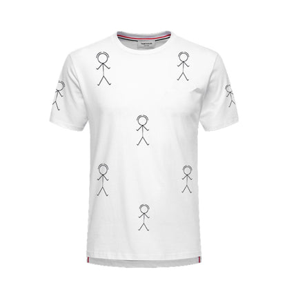 Thom Browne Puppy Print Cotton T-Shirt