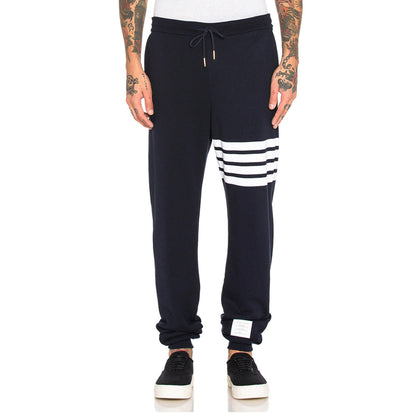 Thom Browne 4-Bar Stripe Cotton Sweatpants