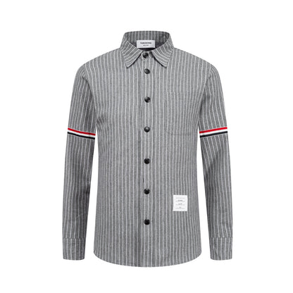 Thom Browne Spring Summer Men's Long Sleeve Cotton Shirt