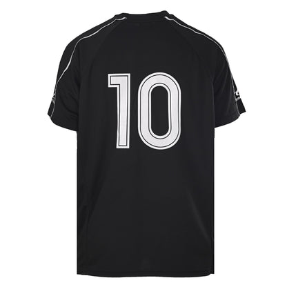 Balenciaga Soccer Jersey Crest T-Shirt in Black & Blue