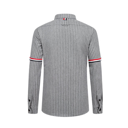 Thom Browne Spring Summer Men's Long Sleeve Cotton Shirt