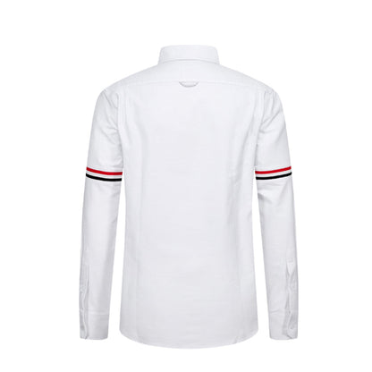 Thom Browne 2025 Spring Summer Men's Solid Cotton Shirt