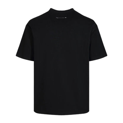 Balenciaga Two-Tone Crayon BB Monogram T-Shirt in Black & White
