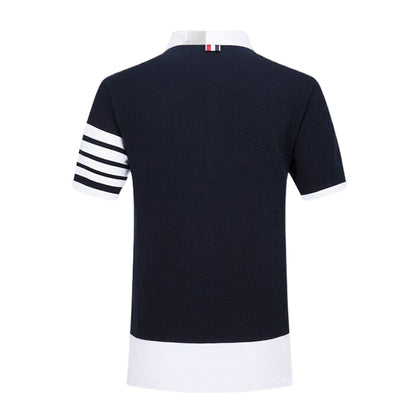 Thom Browne Men's Classic Polo T-Shirt