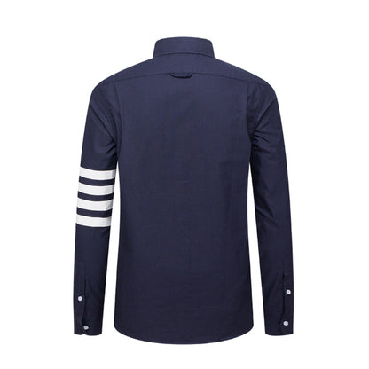 Thom Browne Spring Summer Men's Solid Cotton Shirt