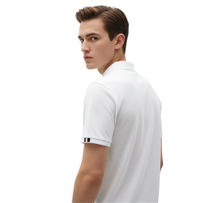 Thom Browne Unisex Cotton Polo T-Shirt