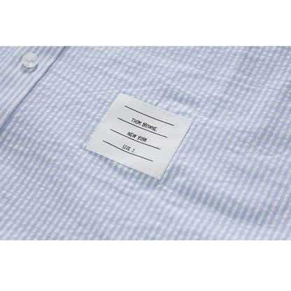 Thom Browne  Spring Summer Men's Short Sleeve Cotton Shirt