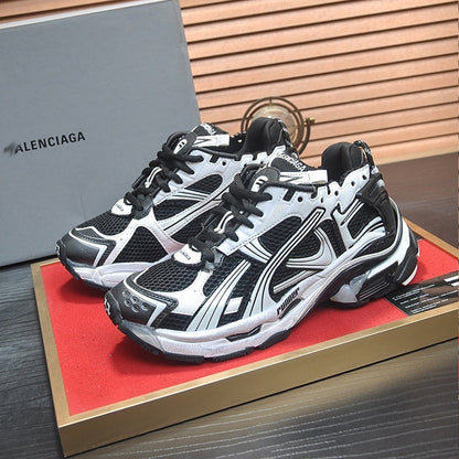Balenciaga Runner Sneaker in White & Grey