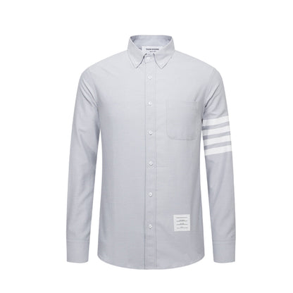 Thom Browne Spring Summer Men's Solid Cotton Shirt