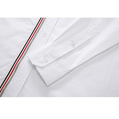 Thom Browne Spring Summer Men's Solid Cotton Shirt