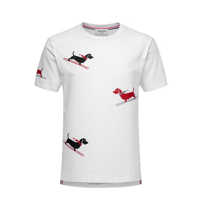 Thom Browne Lobster Print Cotton T-Shirt