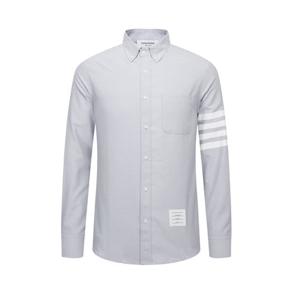 Thom Browne Spring Summer Men's Solid Cotton Shirt