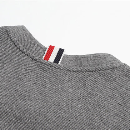 Thom Browne 4-Bar Solid Color T-Shirt