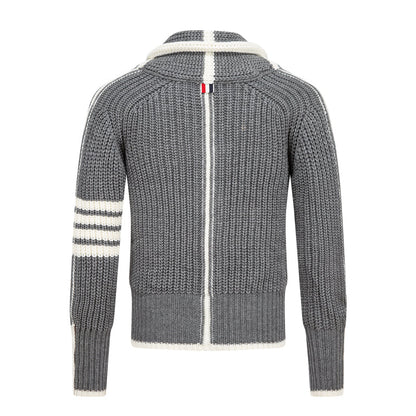 Thom Browne 2026SS Couple Thick Cardigan - Premium Cotton Knitwear