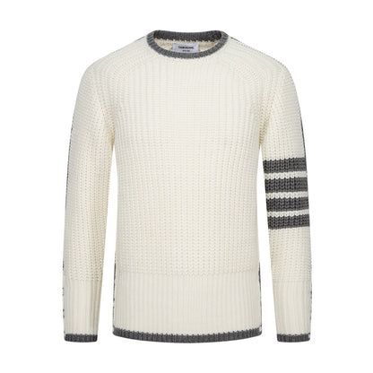 Thom Browne Classic Couples Cotton Knit Cardigan