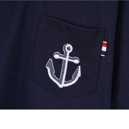 Thom Browne Men's Anchor Graphic T-Shirt
