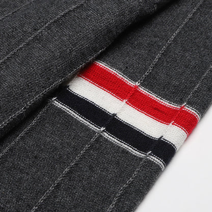 Thom Browne Premium Zip-Up Hooded Knit Sweater Coat