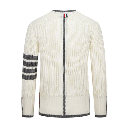 Thom Browne Classic Couples Cotton Knit Cardigan