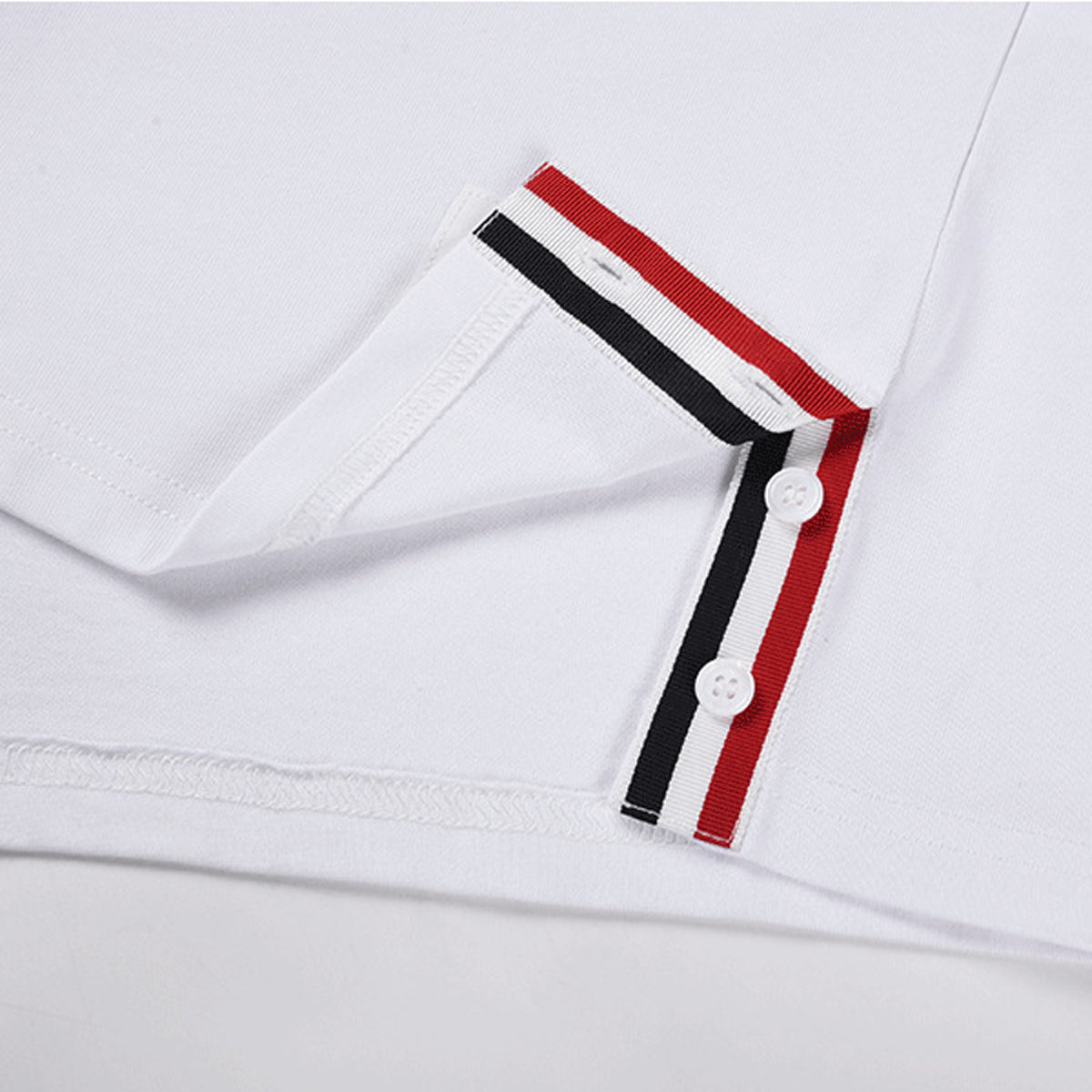 2026 SS Men's Four-Bar Stripe Cotton T-Shirt