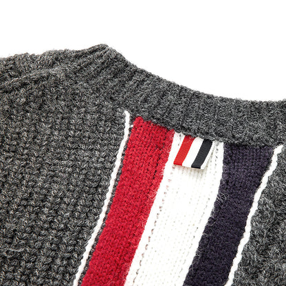 Thom Browne 2026SS Couples Knitwear - Unisex Cotton Cardigan