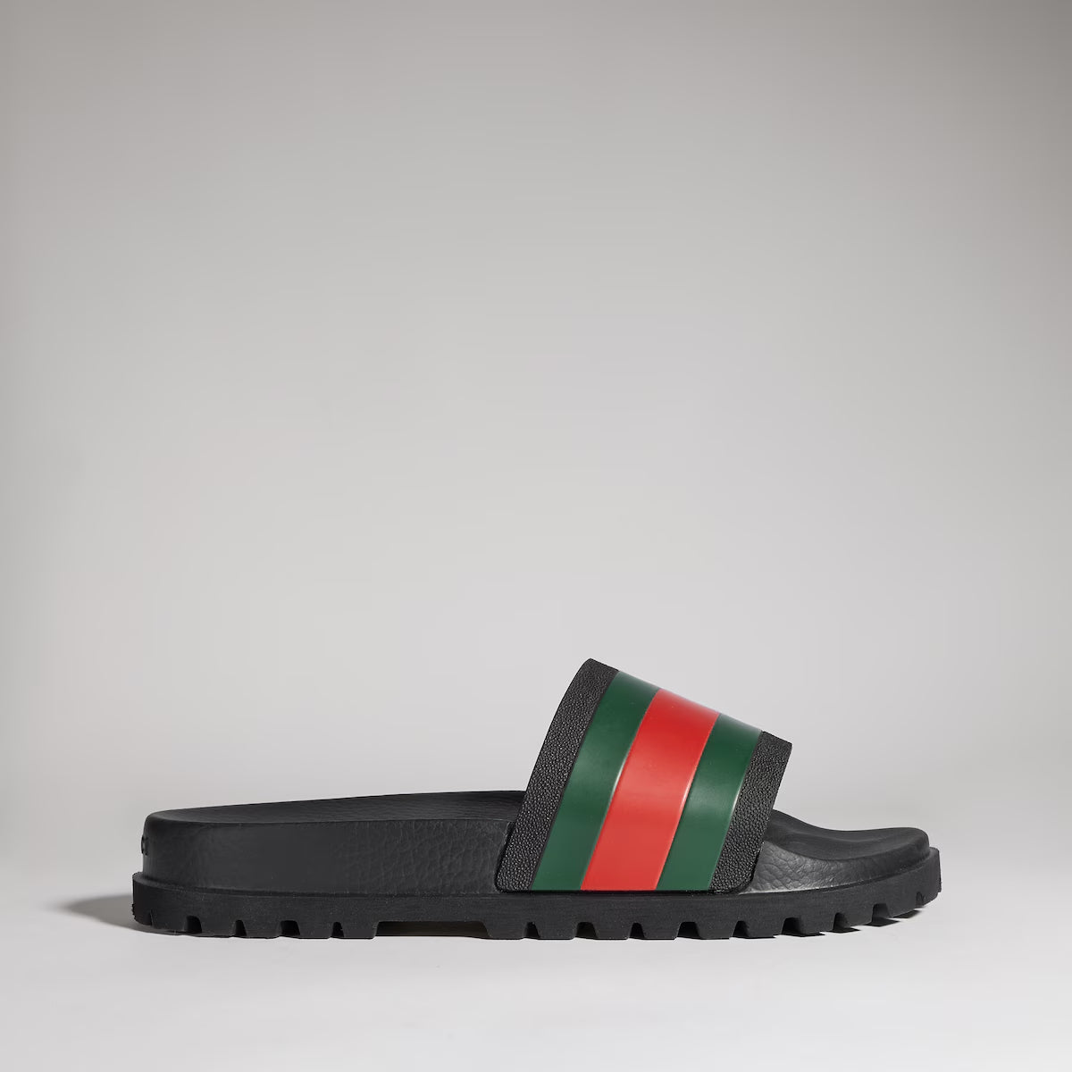 GUCCI Men's slide sandal with Web