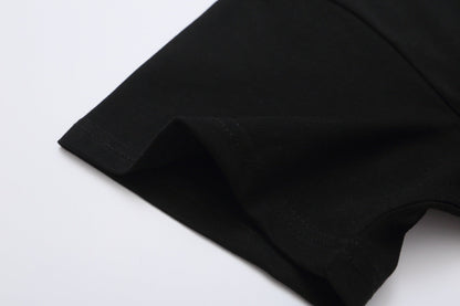 Balenciaga Spray Paint Logo T-Shirt in Black & White