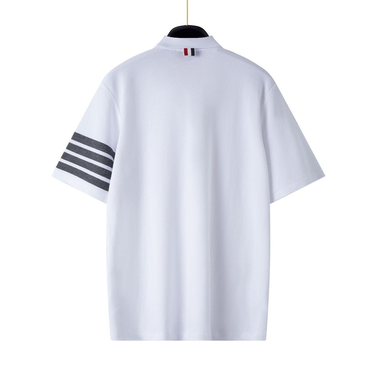 Thom Browne Men's Signature Tricolor Stripe T-Shirt