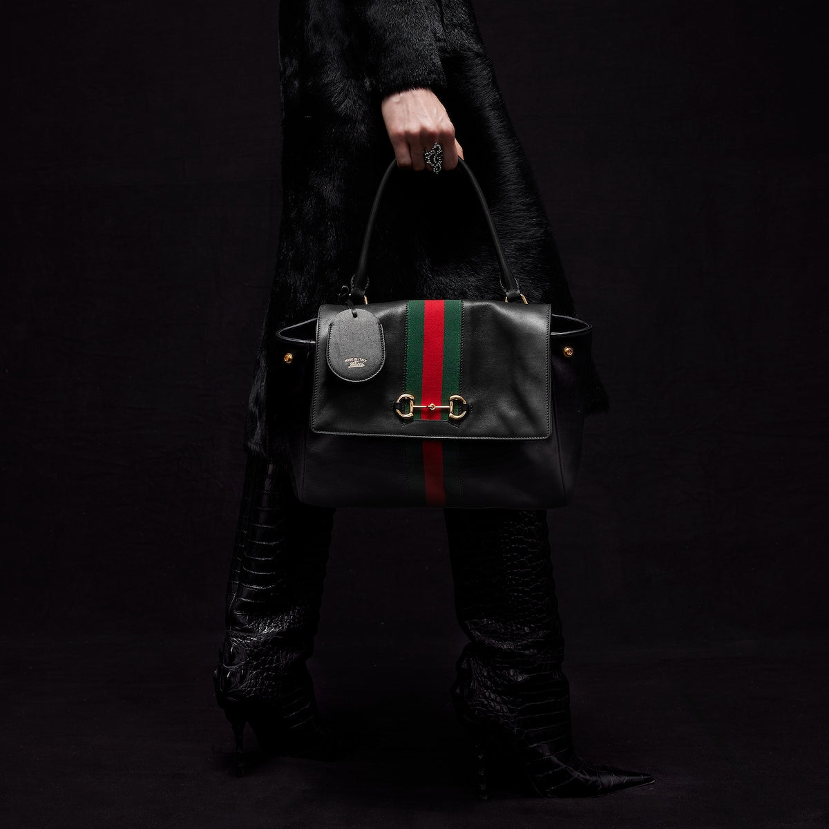 GUCCI Paparazzo medium top handle bag
