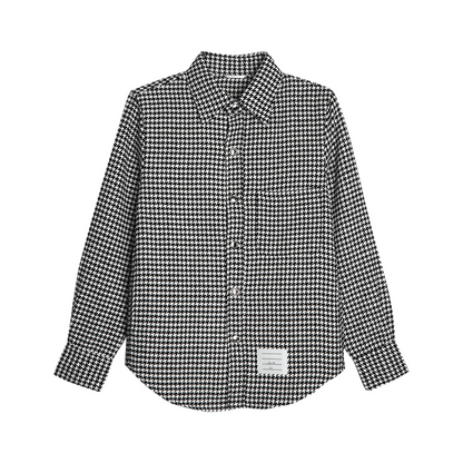 Thom Browne Men's Classic Houndstooth Shirt Jacket
