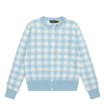 Ralph Lauren Women's Plaid Knit Cardigan