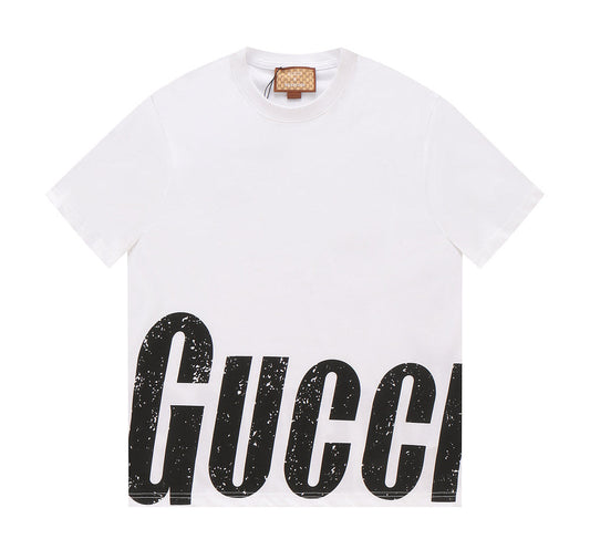 Gucci Logo Print T-Shirt in Black