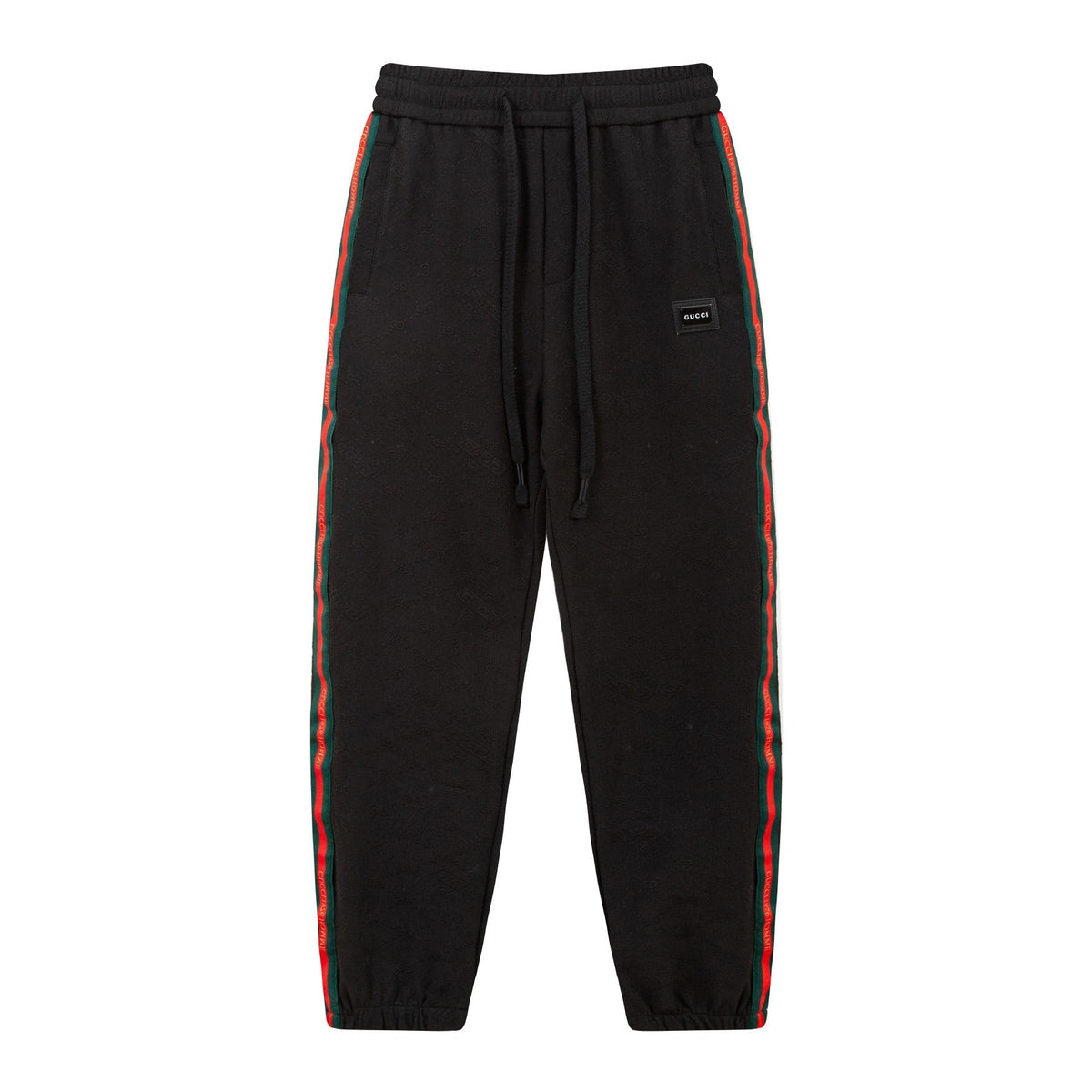 Gucci Striped Web Stripe Pants in Black
