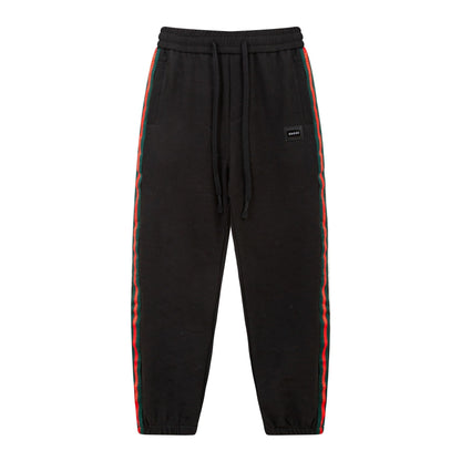 Gucci Striped Web Stripe Pants in Black