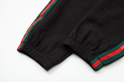 Gucci Striped Web Stripe Pants in Black
