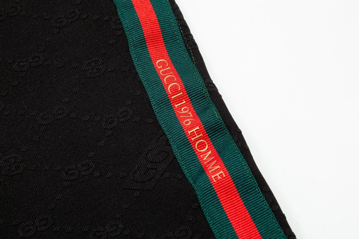 Gucci Striped Web Stripe Pants in Black